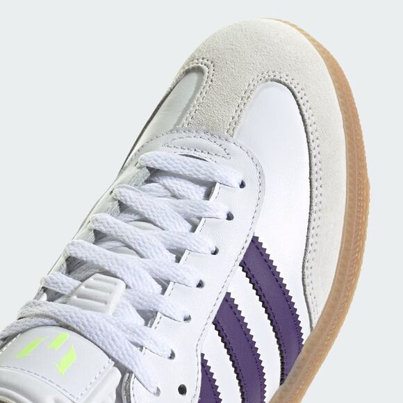 Adidas Samba Messi Indoor - Unisex Soccer Shoes White Purple IH8161 NEW - Picture 7 of 8